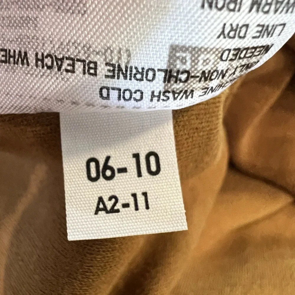 Uniqlo Men Shirt XL‎  Camel Brown Crew Neck Long Sleeve  Pullover Casual  Cotton